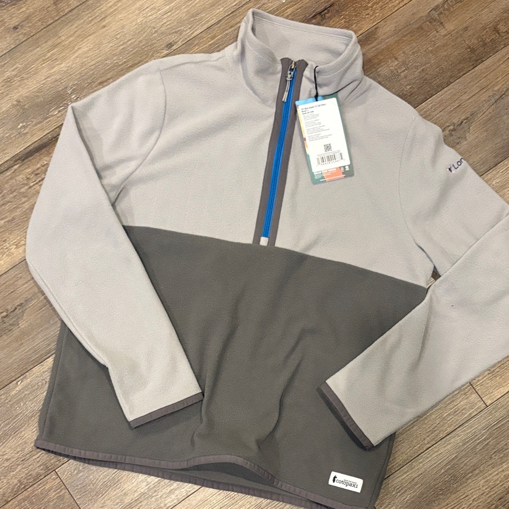 Cotopaxi womens Amado Gray Pullover Fleece Large new